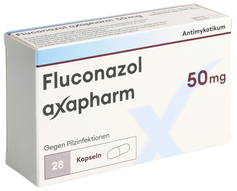 Fluconazol axapharm 50 mg, Kapseln