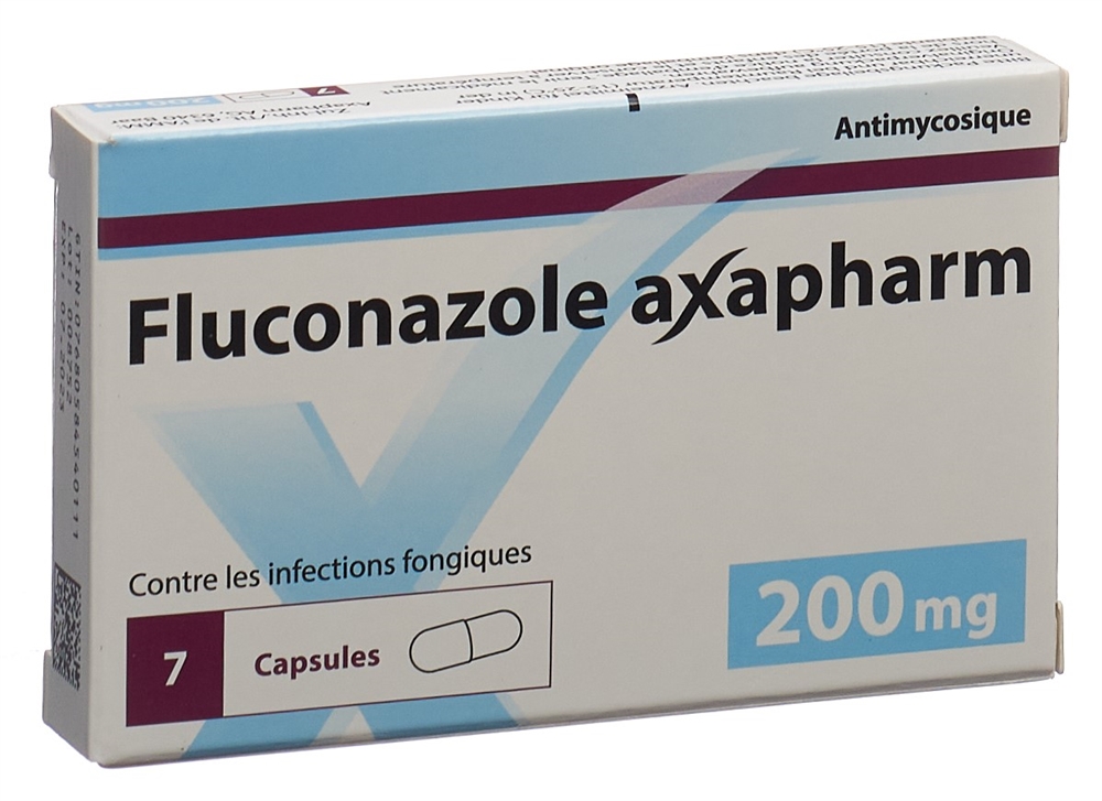 FLUCONAZOLE axapharm capsules 200 mg 7 pce