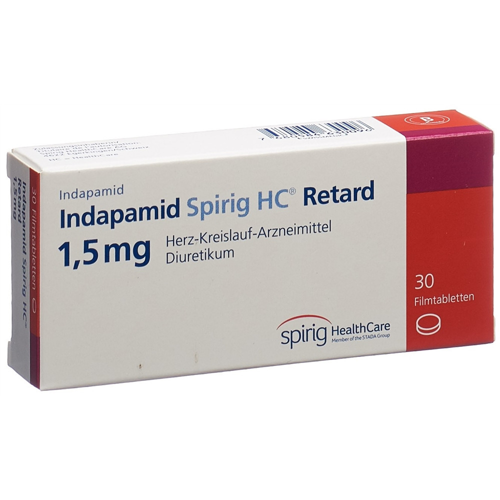 Indapamid Spirig HC retard, Retardtabletten