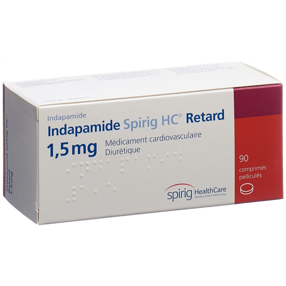 INDAPAMIDE Spirig HC cpr pell ret 1.5 mg 90 pce
