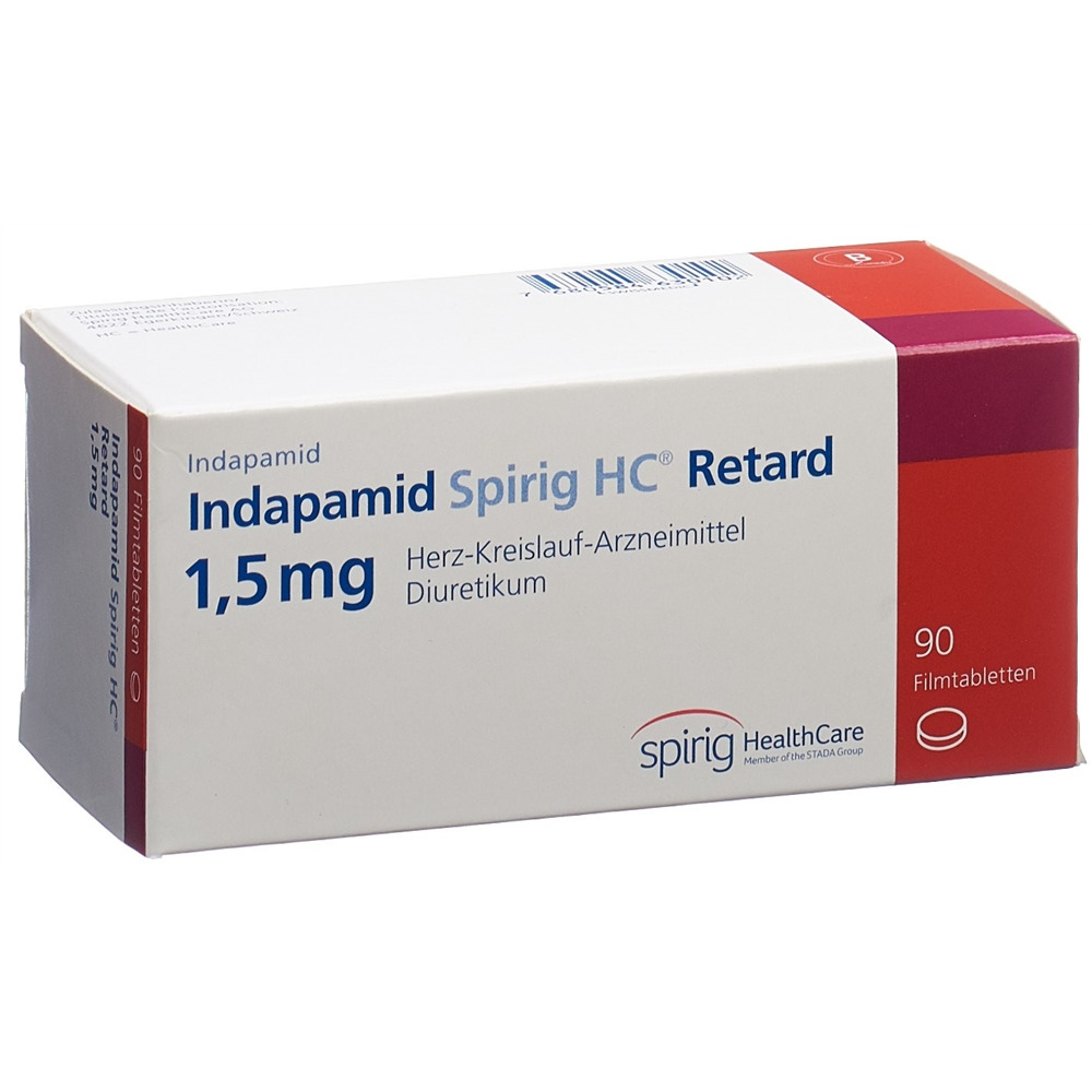 INDAPAMIDE Spirig HC cpr pell ret 1.5 mg 90 pce