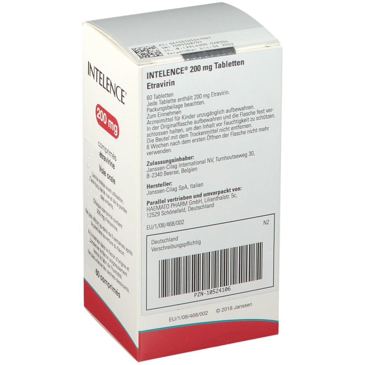 Intelence 200 mg, Tabletten