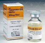 Leucovorin-Teva 200 mg / 20 ml, Injektions-/Infusionslösung