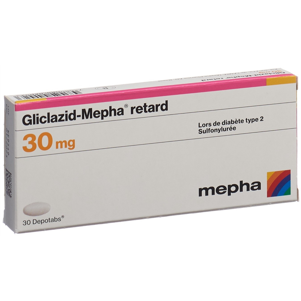 GLICLAZID Mepha retard depotabs 30 mg 30 pce