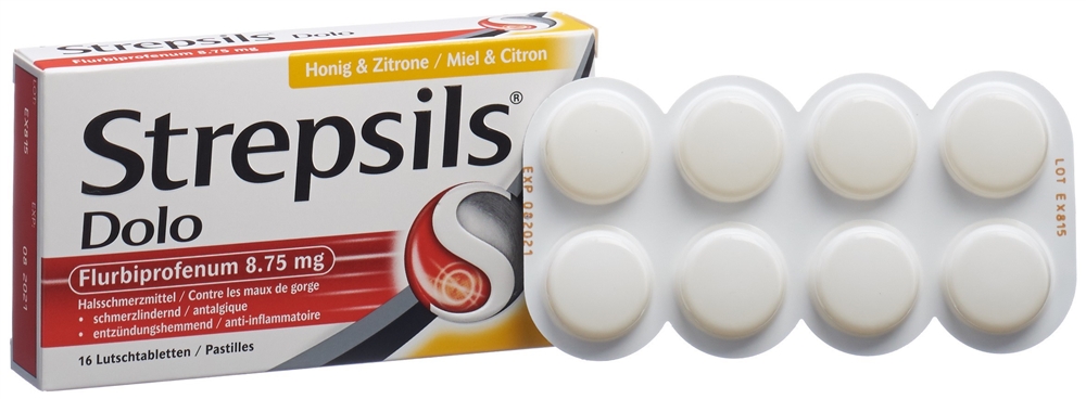STREPSILS Dolo cpr sucer 16 pce