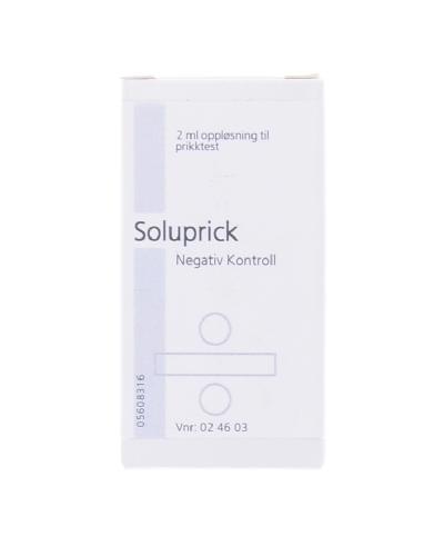 Soluprick Negativ-Kontrolle, Pricktestlösung
