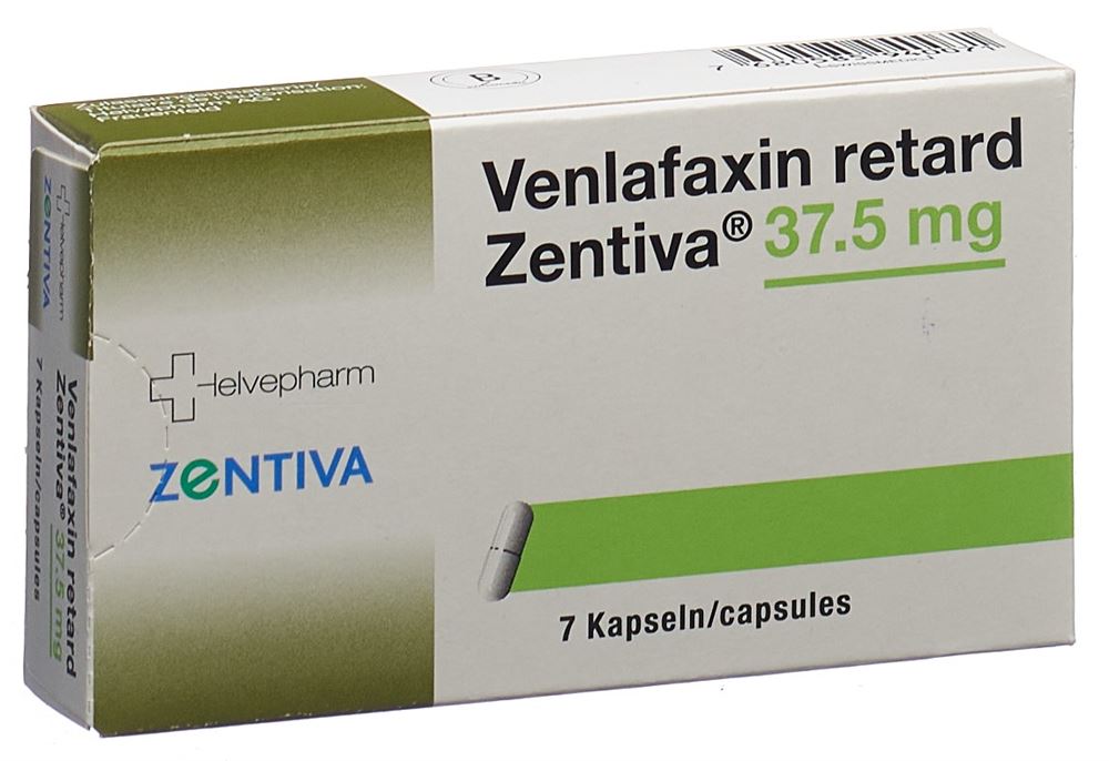 Venlafaxin retard Zentiva 37.5 mg, Hartkapseln, retardiert