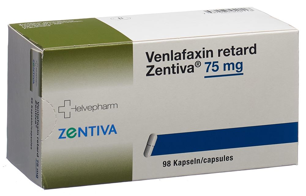 VENLAFAXIN ret Zentiva caps ret 75 mg 98 pce