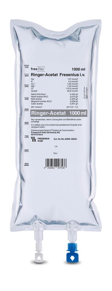 Ringer-Acetat Fresenius, Infusionslösung