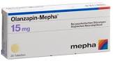 Olanzapin-Mepha Teva 15 mg, Filmtabletten
