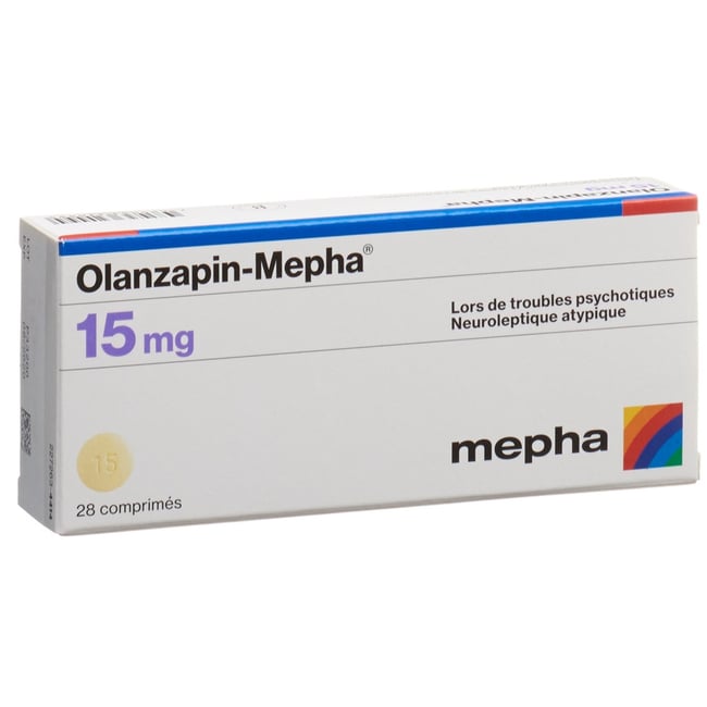 Olanzapin-Mepha Teva 15 mg, Filmtabletten