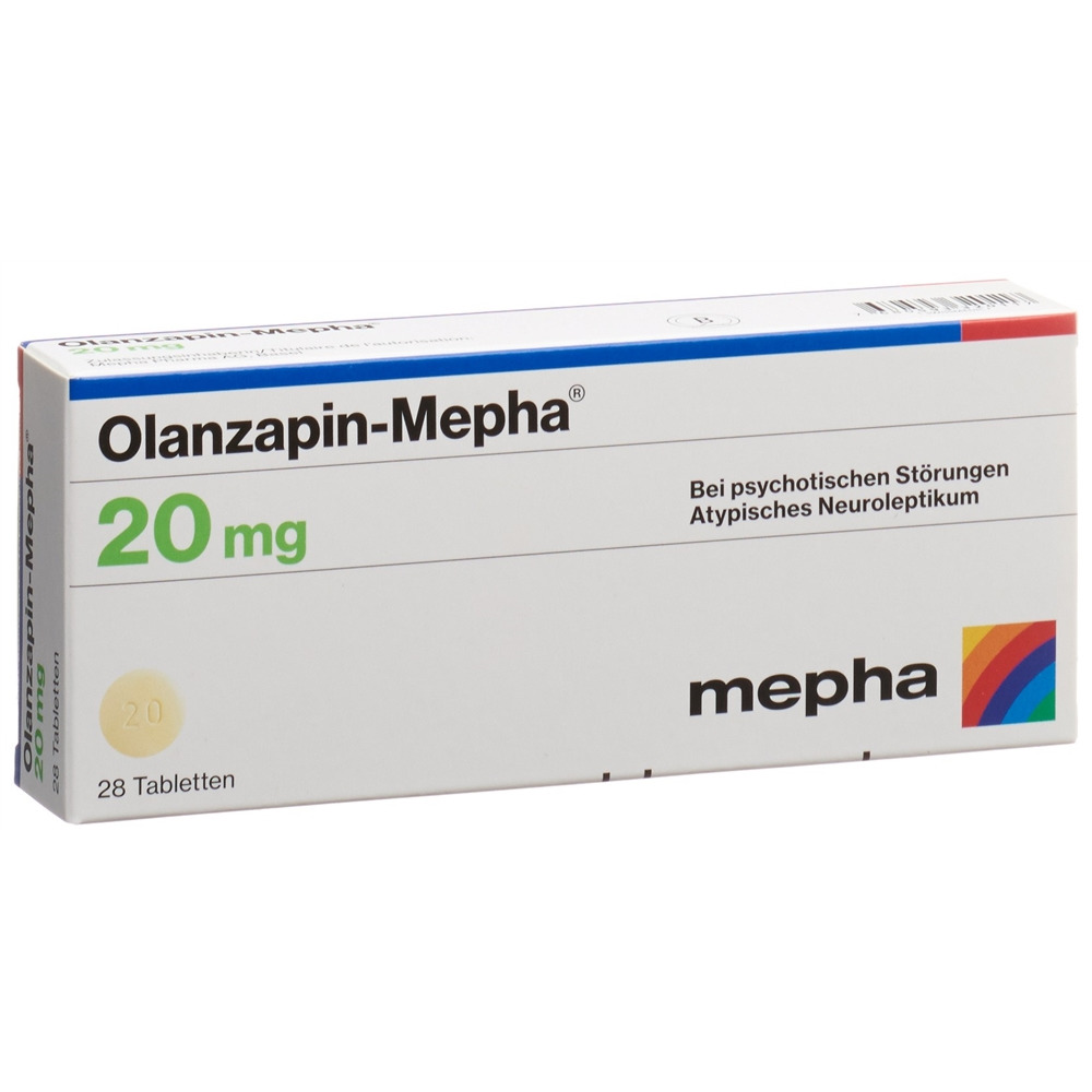 Olanzapin-Mepha Teva 20 mg, Filmtabletten