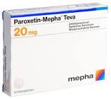 PAROXETIN Mepha cpr pell 20 mg 28 pce
