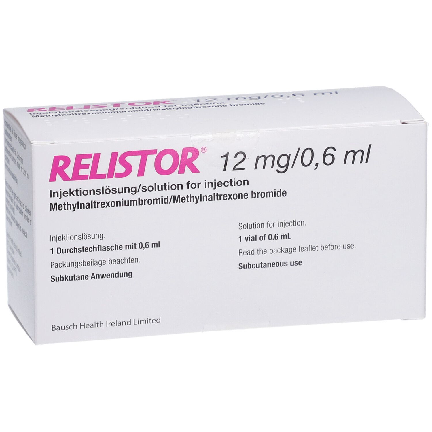 Relistor, Injektionslösung