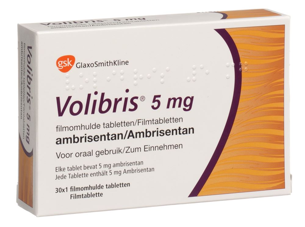 VOLIBRIS cpr pell 5 mg 30 pce
