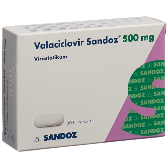 Valacivir-Mepha 500 mg, Filmtabletten
