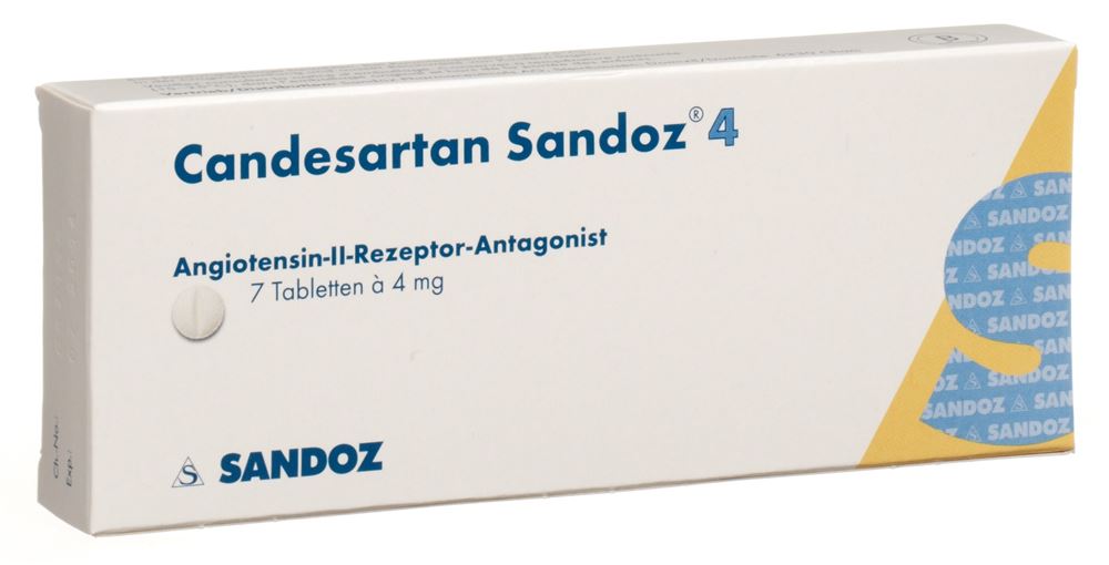 CANDESARTAN Sandoz cpr 4 mg 7 pce
