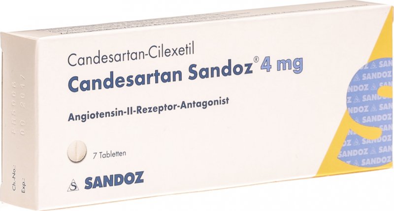 CANDESARTAN Sandoz cpr 4 mg 7 pce