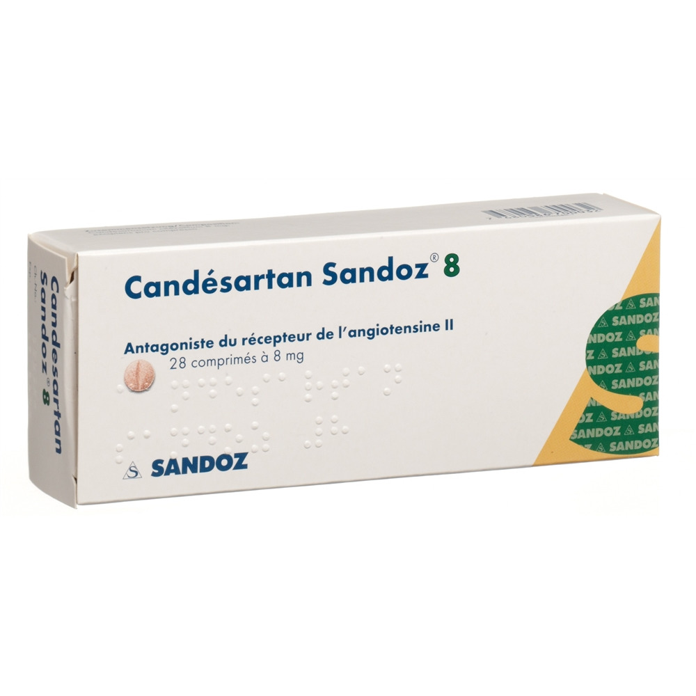 Candesartan Sandoz 8 mg, Tabletten