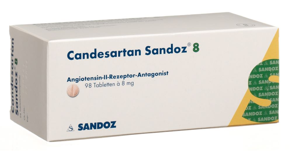 CANDESARTAN Sandoz cpr 8 mg 98 pce