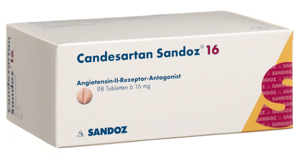 Candesartan Sandoz 16 mg, Tabletten