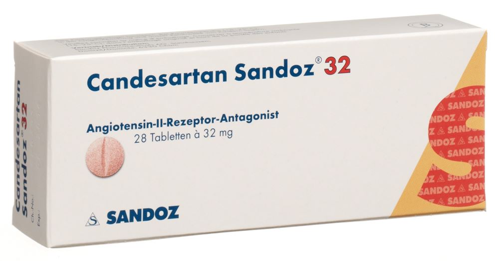 Candesartan Sandoz 32 mg, Tabletten