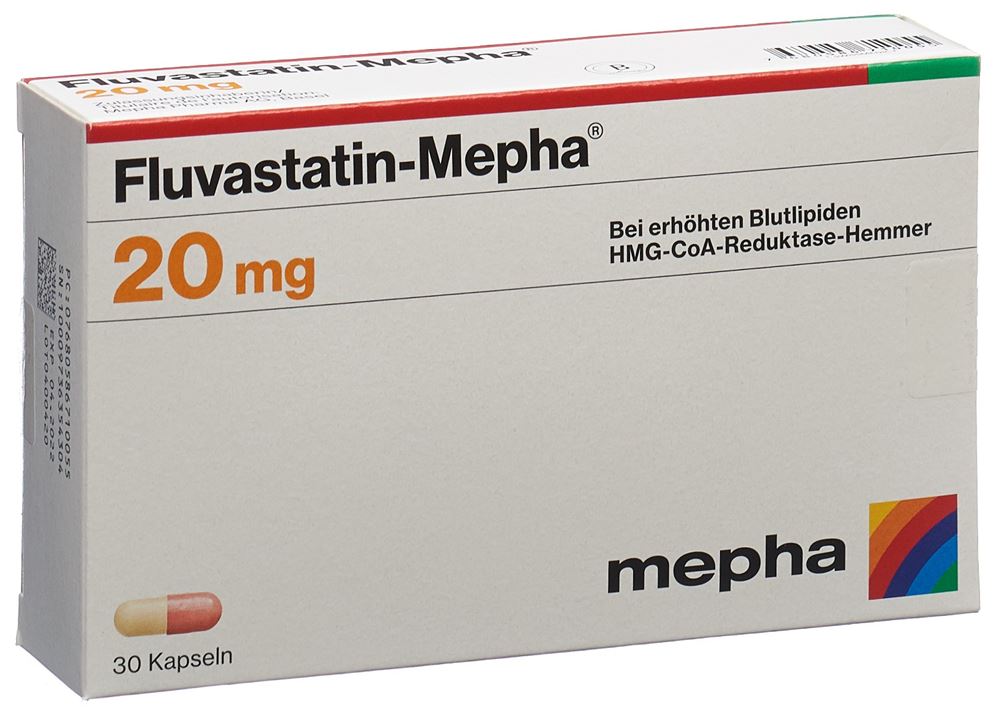 FLUVASTATIN Mepha caps 20 mg 30 pce