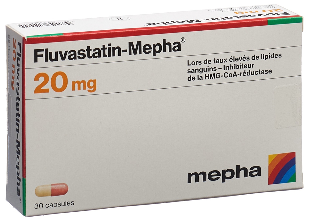 FLUVASTATIN Mepha caps 20 mg 30 pce
