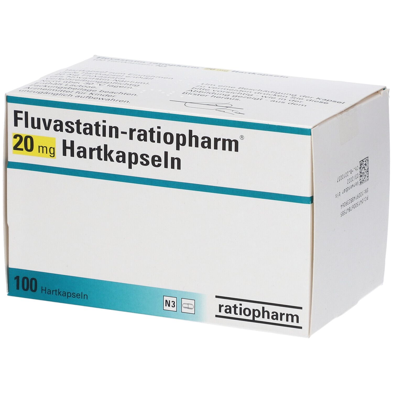 Fluvastatin-Mepha 20 mg, Kapseln