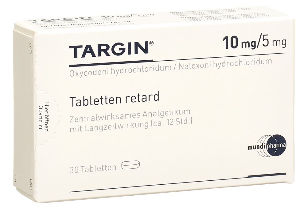 TARGIN cpr ret 10 mg/5 mg 30 pce
