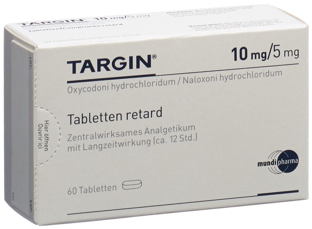 TARGIN cpr ret 10 mg/5 mg 60 pce