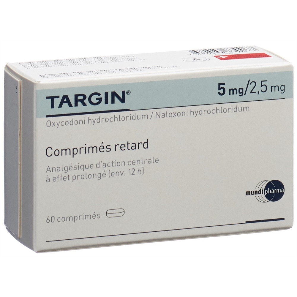 TARGIN cpr ret 5 mg/2.5 mg 60 pce