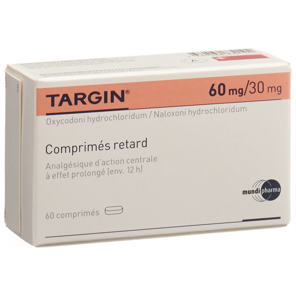 TARGIN cpr ret 60 mg/30 mg 60 pce