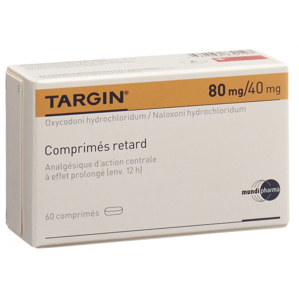 TARGIN cpr ret 80 mg/40 mg 60 pce