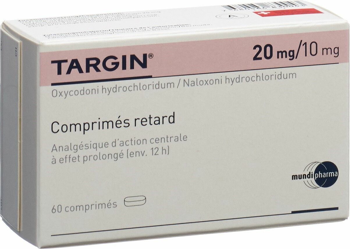 Targin 20 mg/10 mg, Tabletten retard