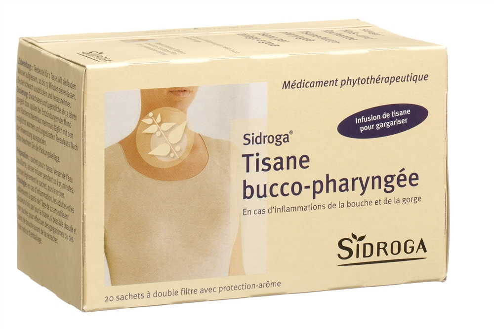 SIDROGA tisane bucco-pharyngée 20 sach 2.5 g
