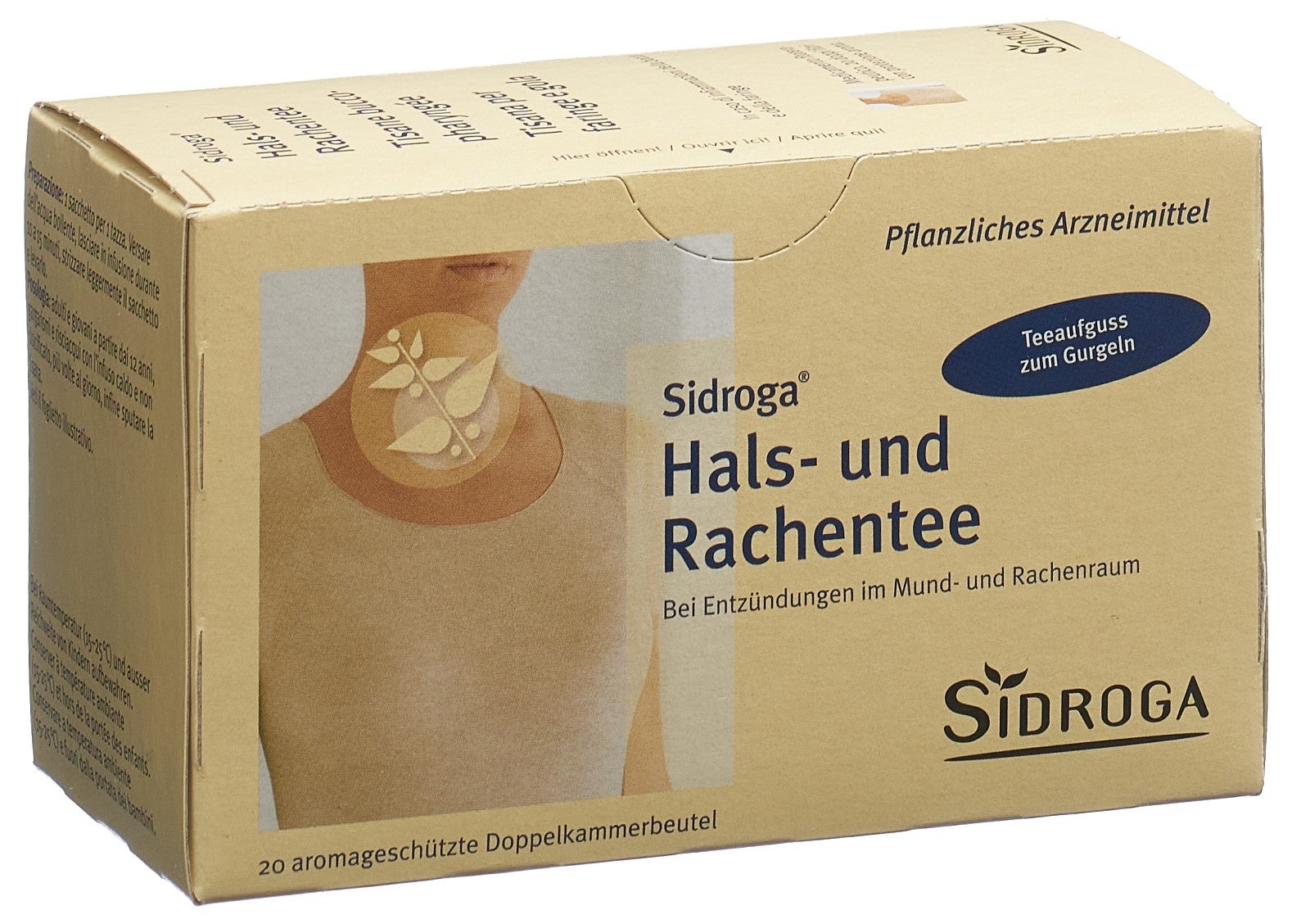 Sidroga Hals- und Rachentee, Arzneitee