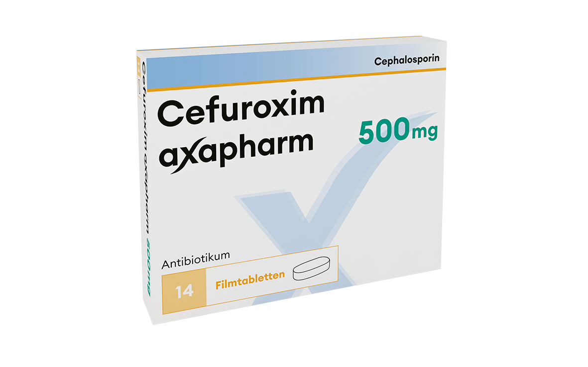 CEFUROXIME Axapharm cpr pell 500 mg 14 pce