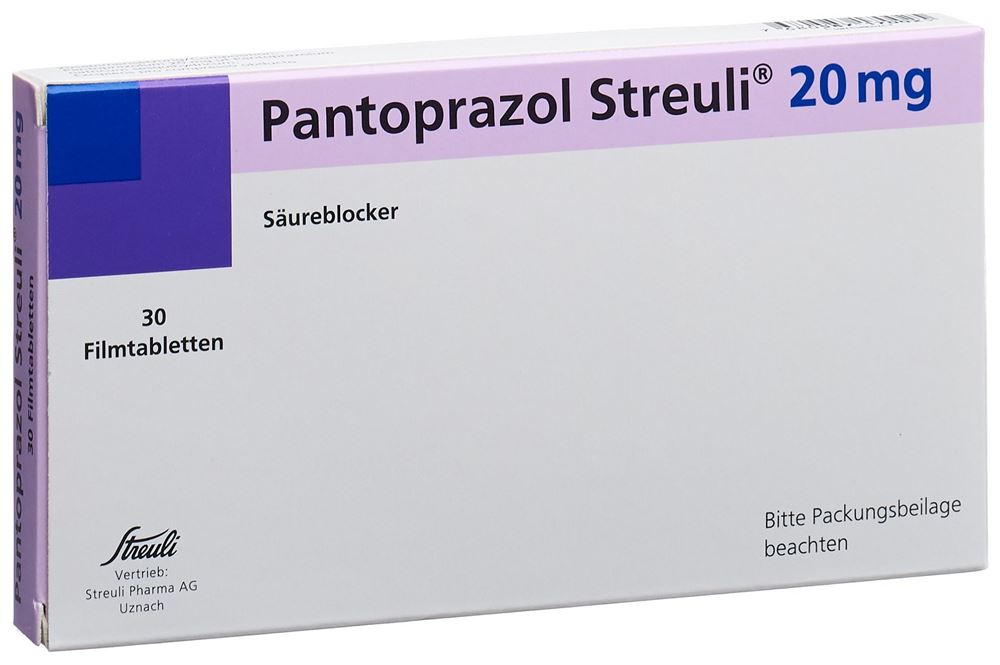 PANTOPRAZOLE Streuli cpr pell 20 mg 30 pce