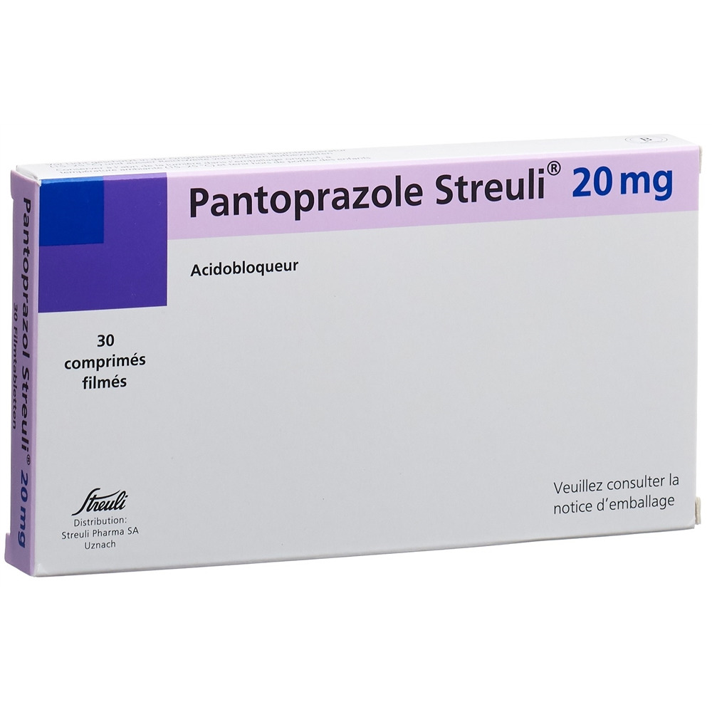 PANTOPRAZOLE Streuli cpr pell 20 mg 30 pce