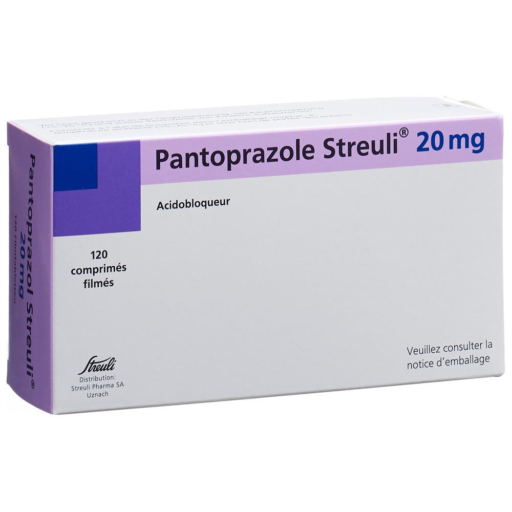 PANTOPRAZOLE Streuli cpr pell 20 mg 120 pce