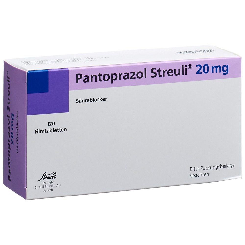PANTOPRAZOLE Streuli cpr pell 20 mg 120 pce