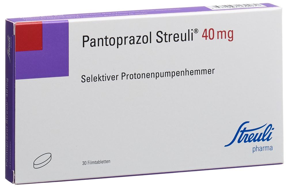 PANTOPRAZOLE Streuli cpr pell 40 mg 30 pce