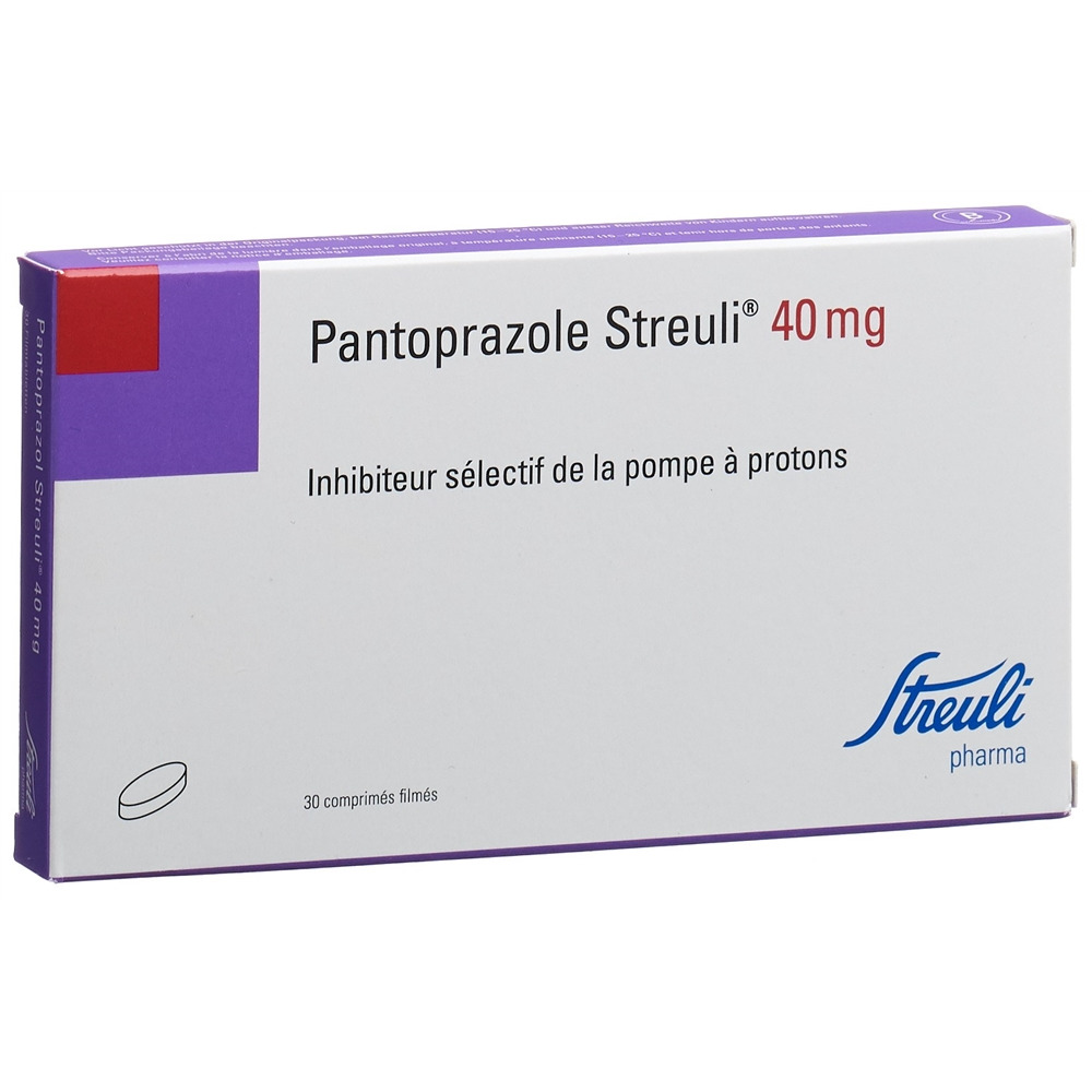 PANTOPRAZOLE Streuli cpr pell 40 mg 30 pce