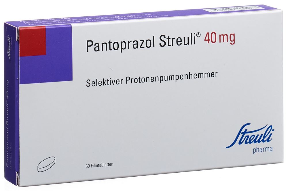PANTOPRAZOLE Streuli cpr pell 40 mg 60 pce