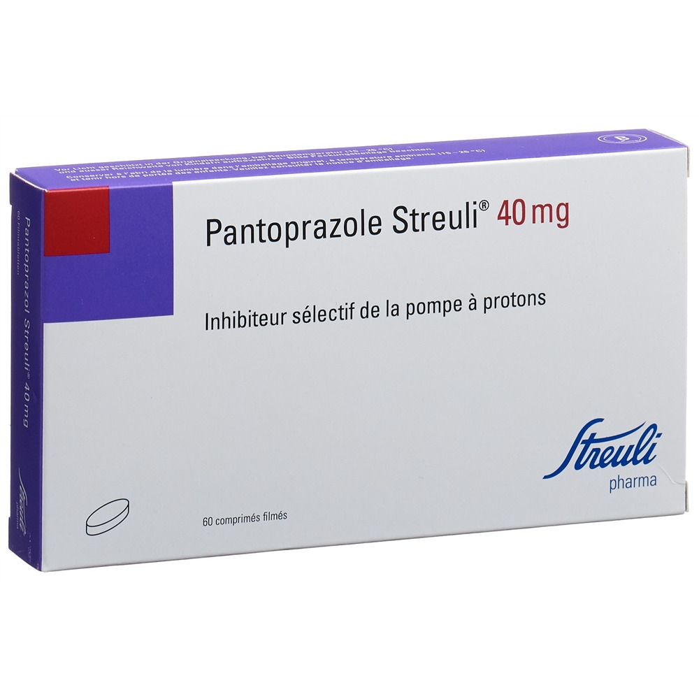 PANTOPRAZOLE Streuli cpr pell 40 mg 60 pce