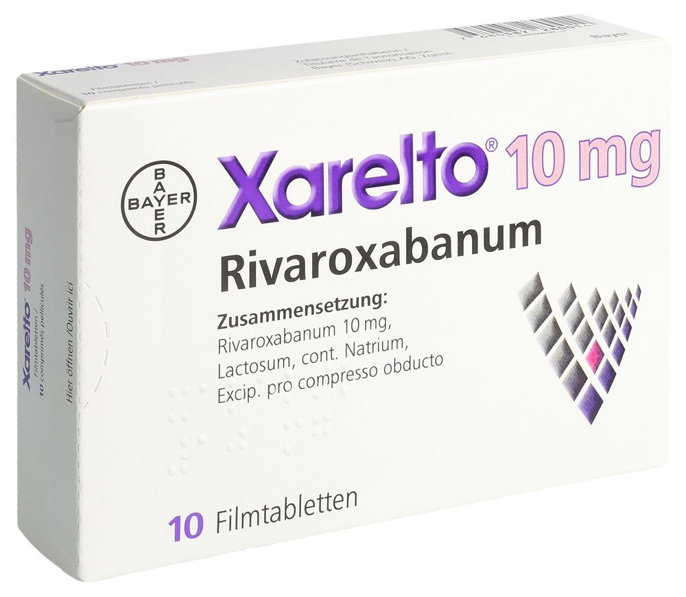 XARELTO cpr pell 10 mg 10 pce