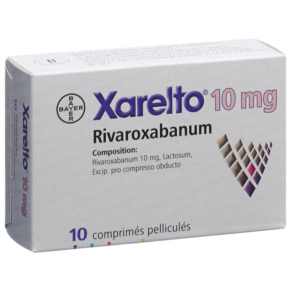 XARELTO cpr pell 10 mg 10 pce