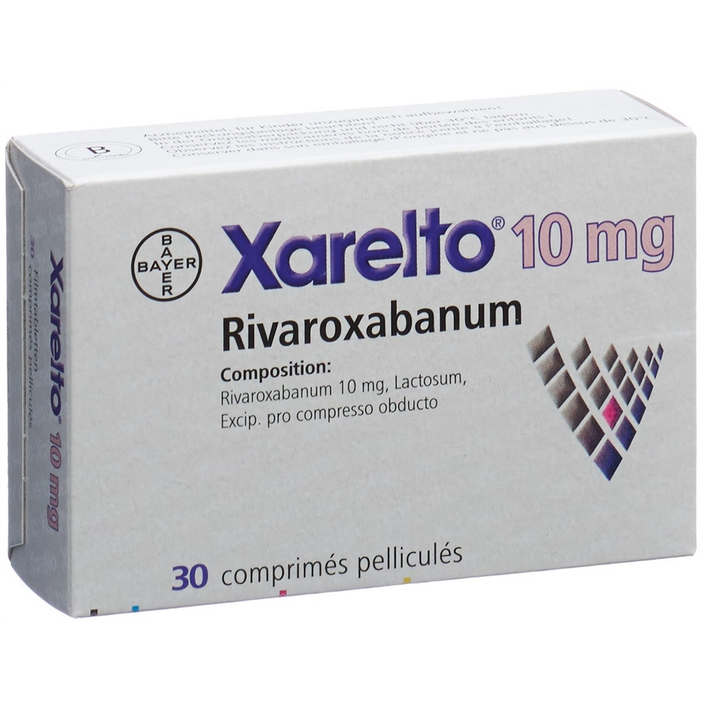 XARELTO cpr pell 10 mg 30 pce