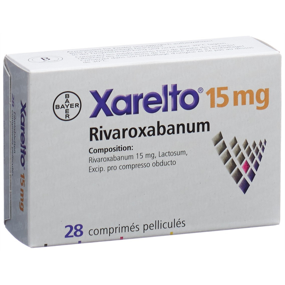 XARELTO cpr pell 15 mg 28 pce